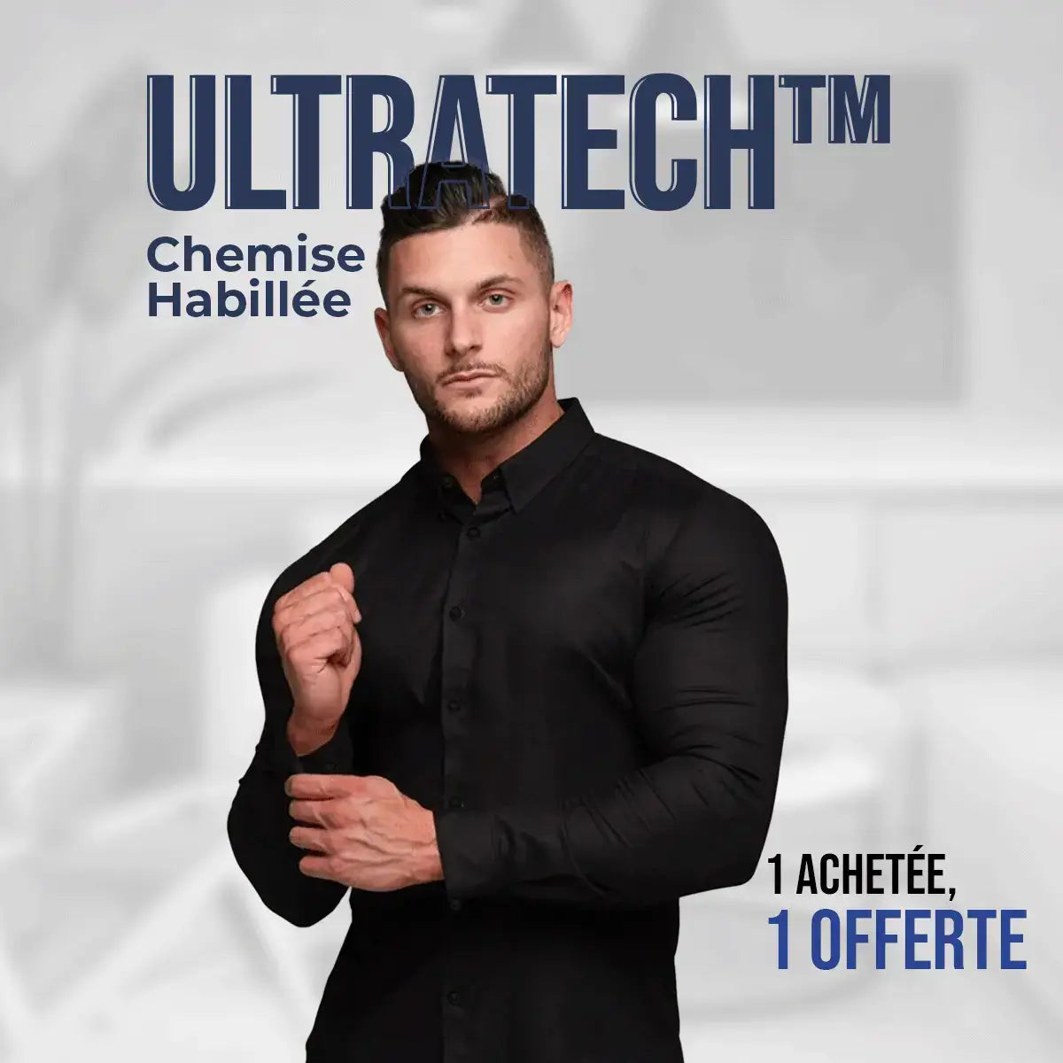Men's Slim Fit UltraTech™ Dress Shirt (Buy 1, Get 1 Free)