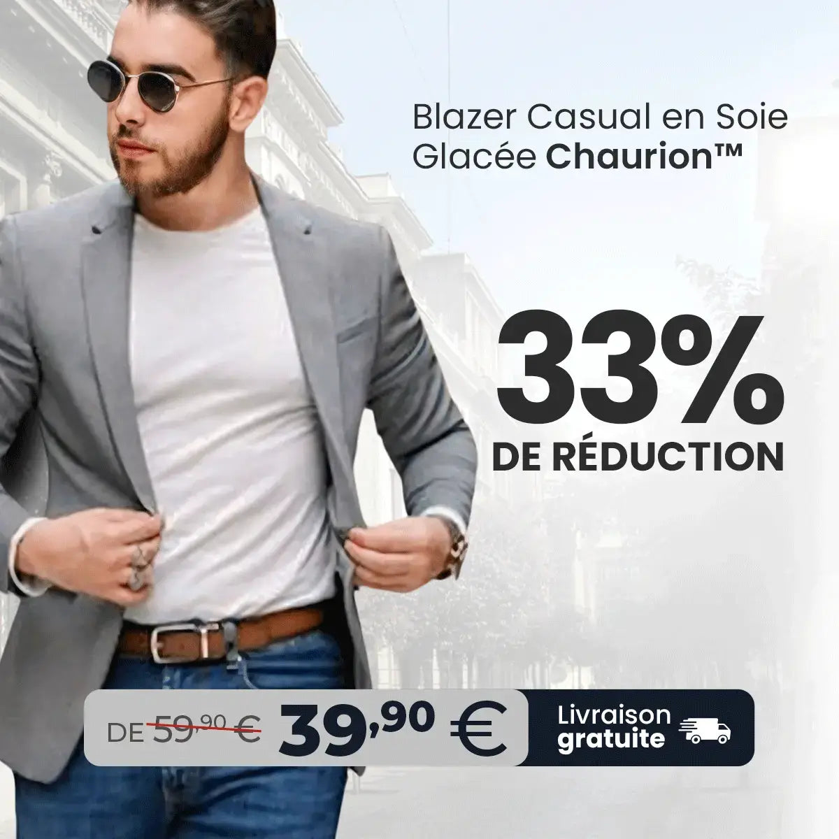 Chaurion™ Ice Silk Men's Casual Blazer