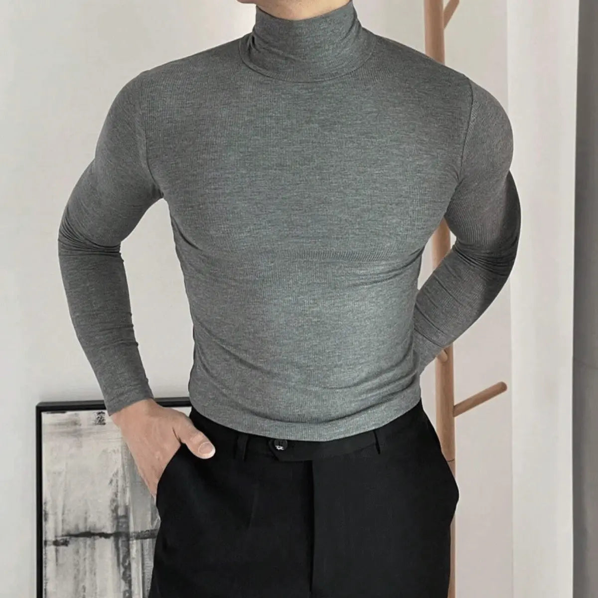 Clark® Men's Mock Neck Sweater (Progressive Discount)