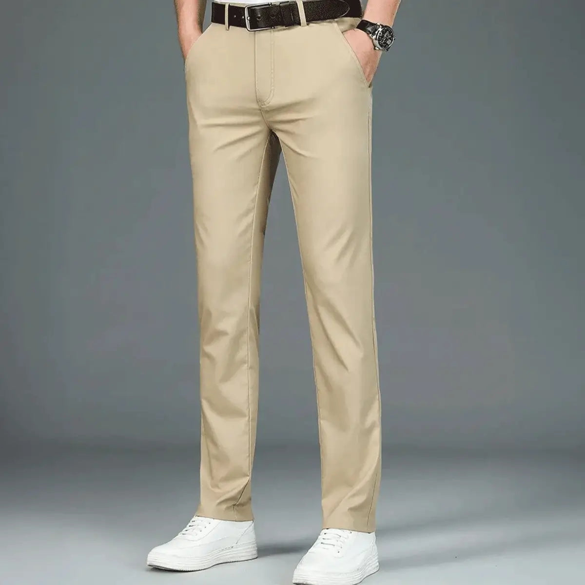 Luffy® Elastic Social Pants (+ Free Leather Belt)