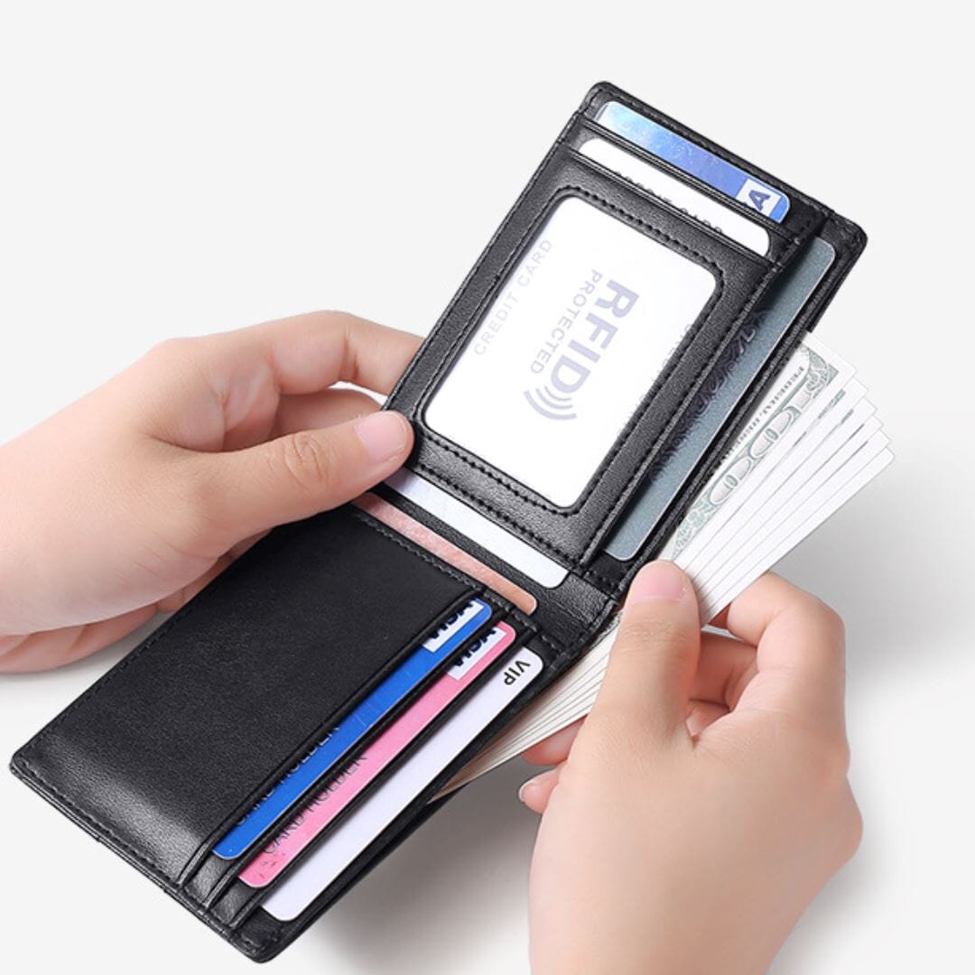 NovaTech Men's Leather Wallet