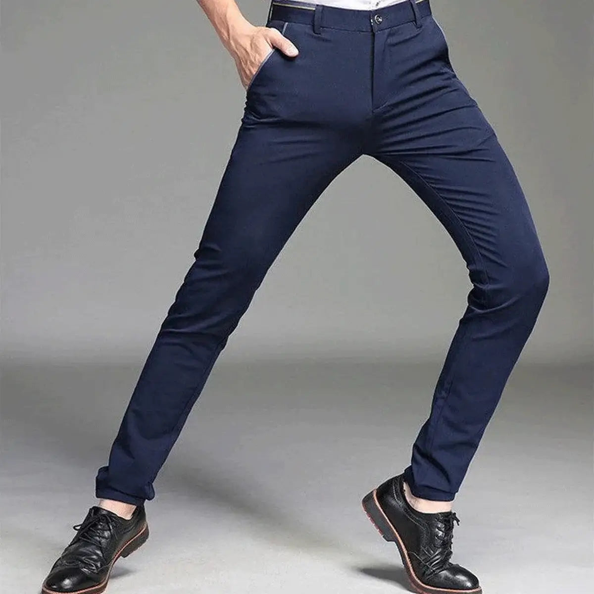 Luffy® Elastic Social Pants (+ Free Leather Belt) 
