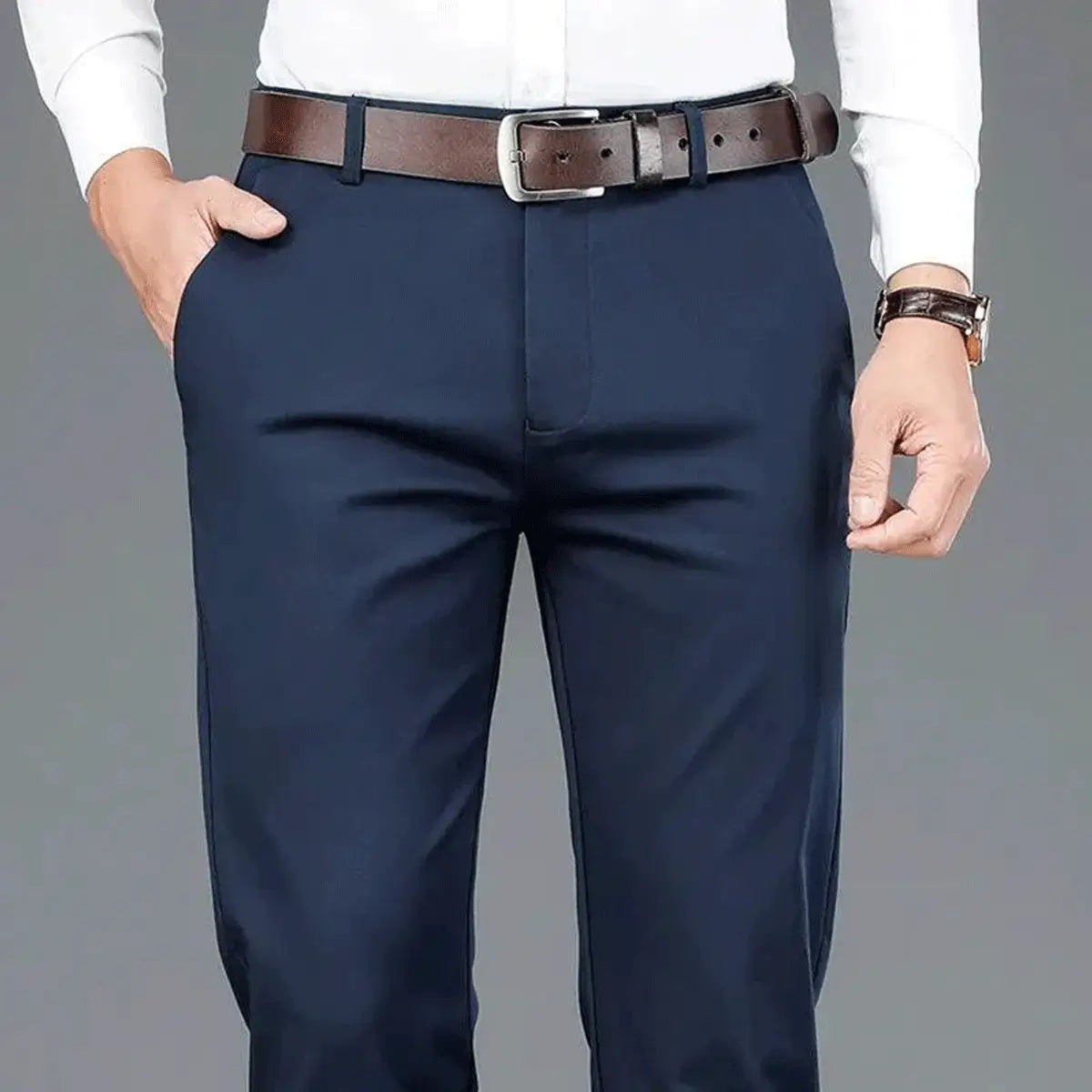 Luffy® Elastic Social Pants (+ Free Leather Belt) 