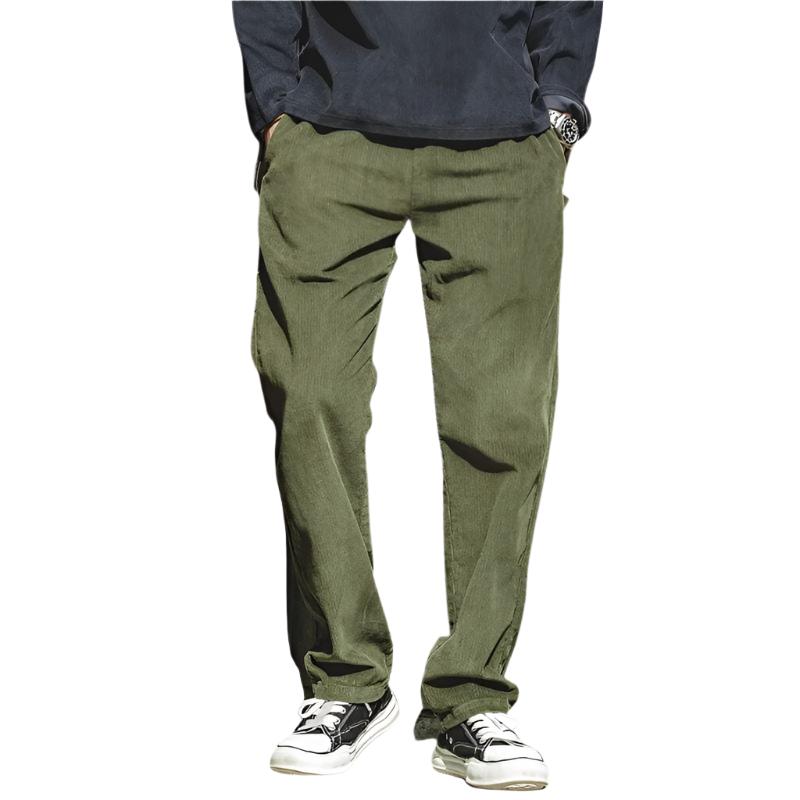 Men's Green Velvet Pants