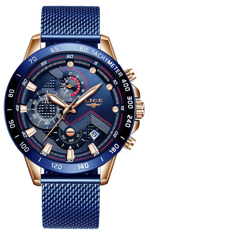 Gold Quartz Watch for Men
